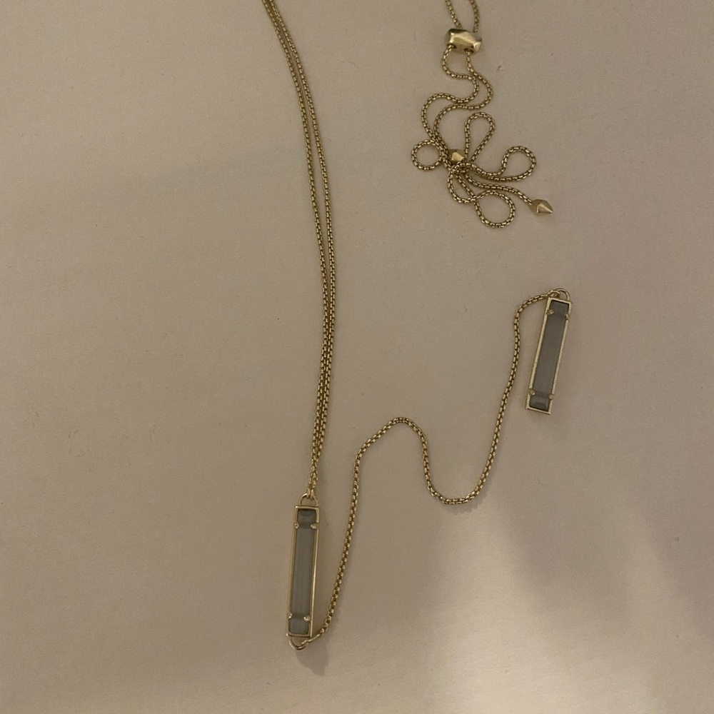 Kendra Scott Y Lariat necklace